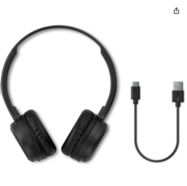 Headphone Philips bluetooth com microfone e energia para 15 horas - Image 3