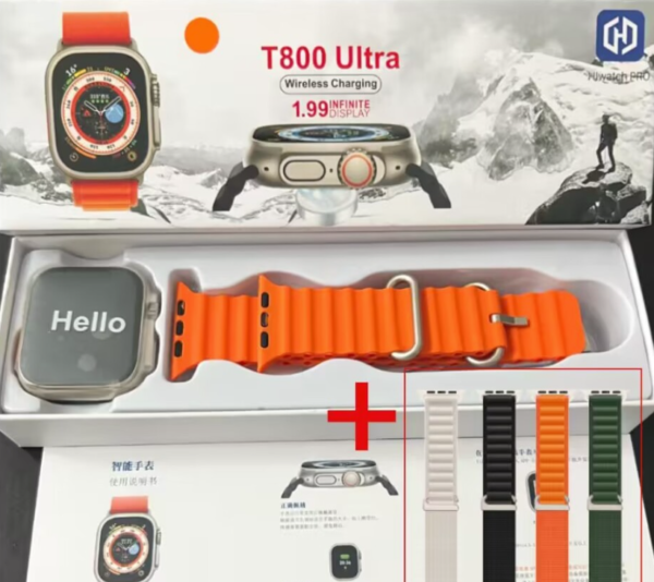 Nova Série 8 Relógio Ultra Smart Watch Esportivo Sem Fio À Prova D'água T800