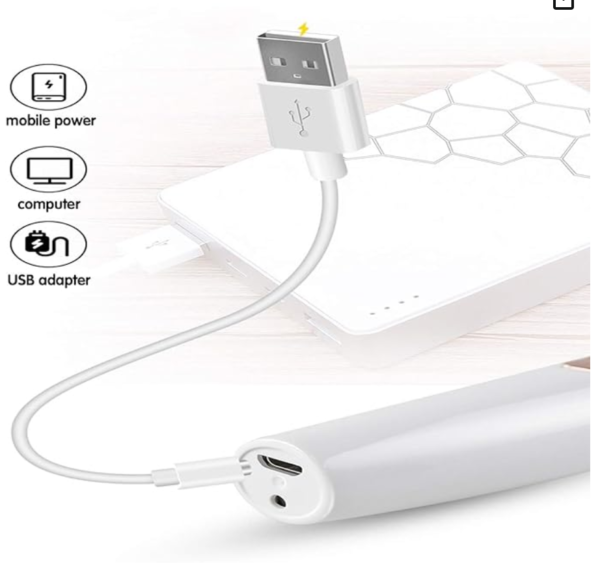 Removedor de sobrancelhas, remoção de pelos, USB , recarregáveil, indolor - Imagem 4